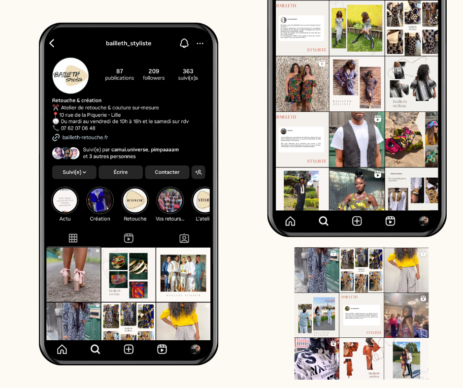 Instagram Bailleth Styliste